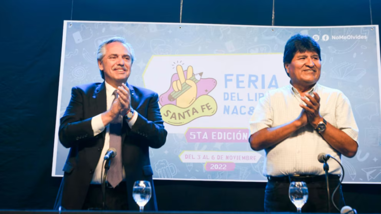 Evo Morales y Alberto Fernández